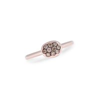 Anello Fiore Donna Pop in Oro rosa Diamante Brown 0.19 Ct FA4421R002N - FA4421R002N